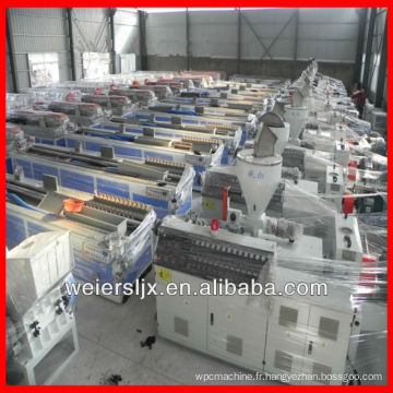 200 kg / h wpc LESCO machine extrudeuse machine en plastique